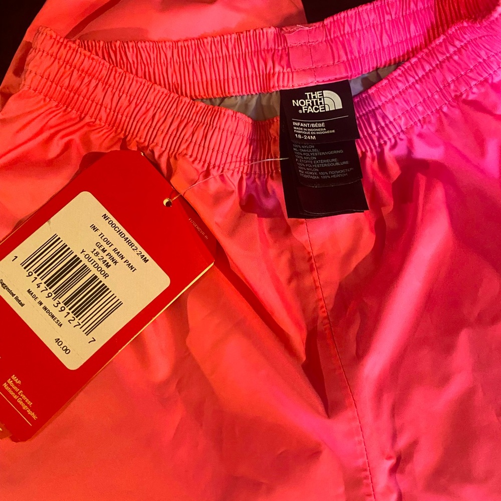 NWT infant 18-24 MONTH North Face pants